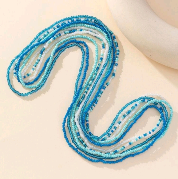 5pc Glass Waist Beads - Picture 2 of 4